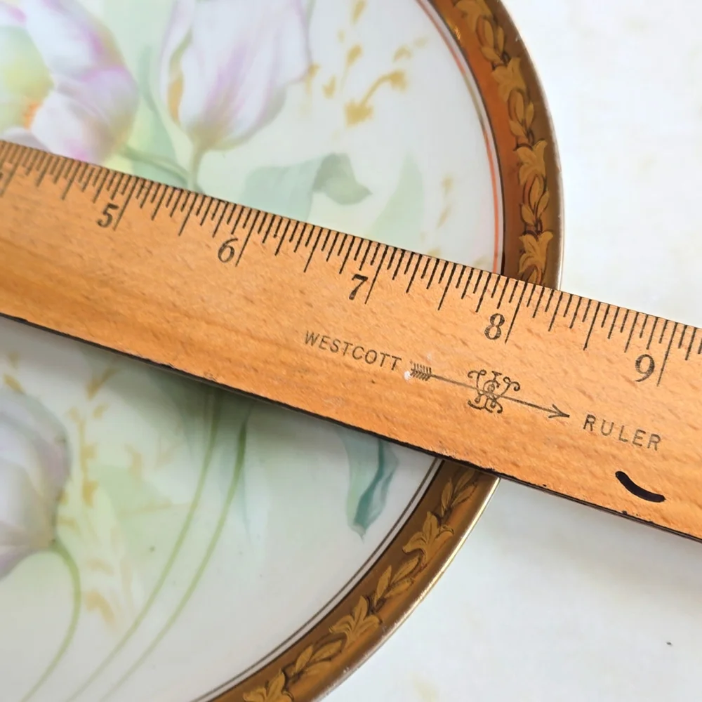 Vintage China RS Germany Tulips with Gold Leaf Edge - Picture 7 of 8